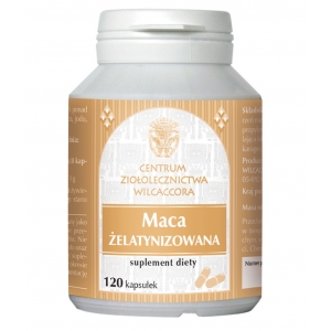 Maca żelatynizowana 120 kapsułek a 500 mg